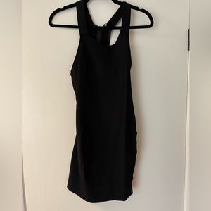 Aritzia black bodycon mini dress